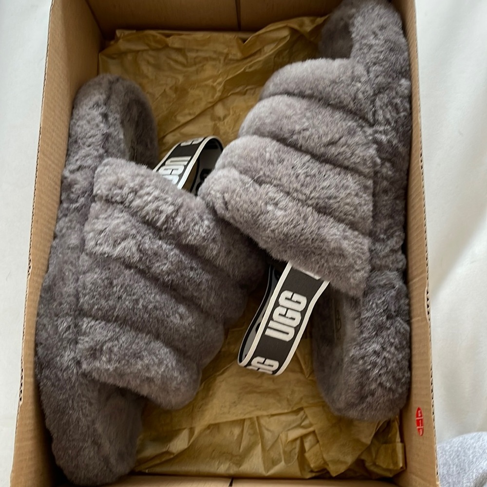 Ugg grey slides